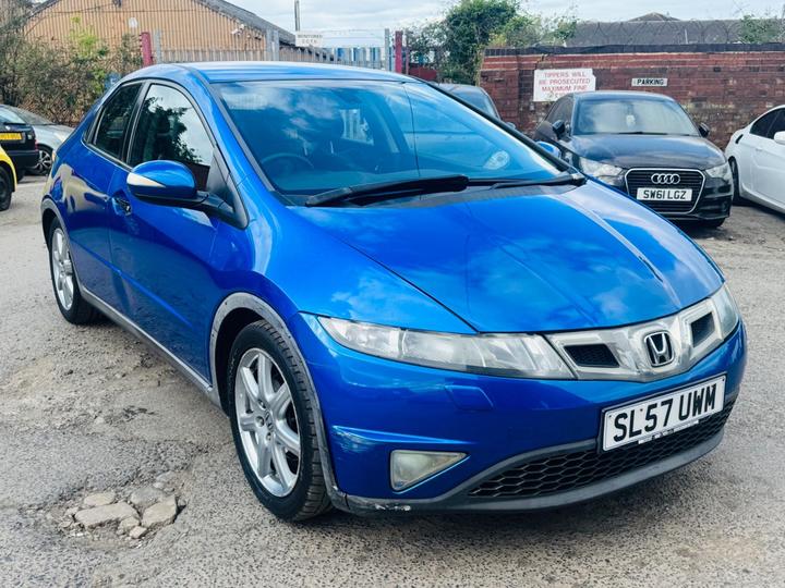 Cheap Honda Civic - 1.8 i-VTEC EX i-Shift 5dr - AUTOMATIC-LONG MOT for sale in Birmingham, West Midlands