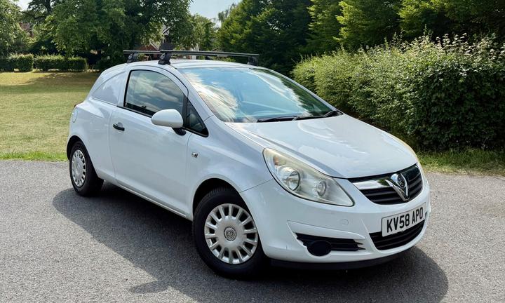 Cheap Vauxhall Corsa Van - 1.3 CDTi 16v Car Derived Van 3dr Diesel Manual FWD L1 H1 (119 g/km, 74 bhp) - 65+MPG, 12M MOT, LOW MILES for sale in Doncaster, South Yorkshire