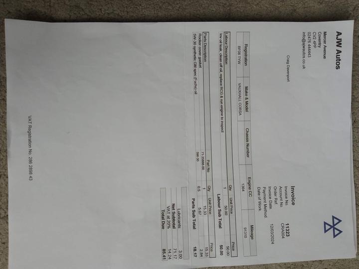 Vauxhall Corsa - 1.4i 16v Design 3dr (a/c) - MOT March 2026, Good runner - Image 10
