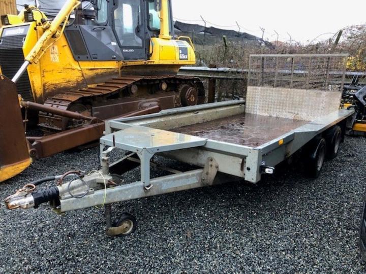 2010 Ifor Williams GX12X6 3.5 ton Plant trailer in