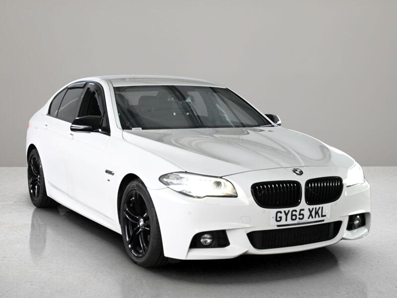 2015 BMW 5 Series in White for sale