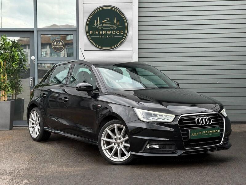 Black 2018 Audi A1 S line Sportback photographed at Riverwood Select
