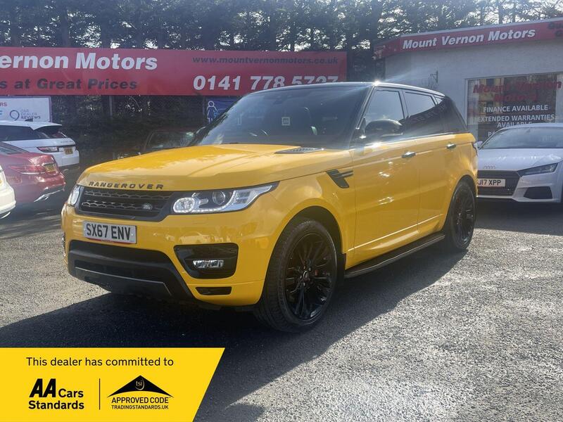 2017 Land Rover Range Rover Sport in Yellow for sale