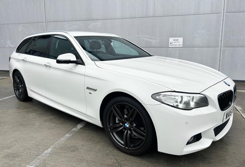 2015 BMW 5 Series in White for sale