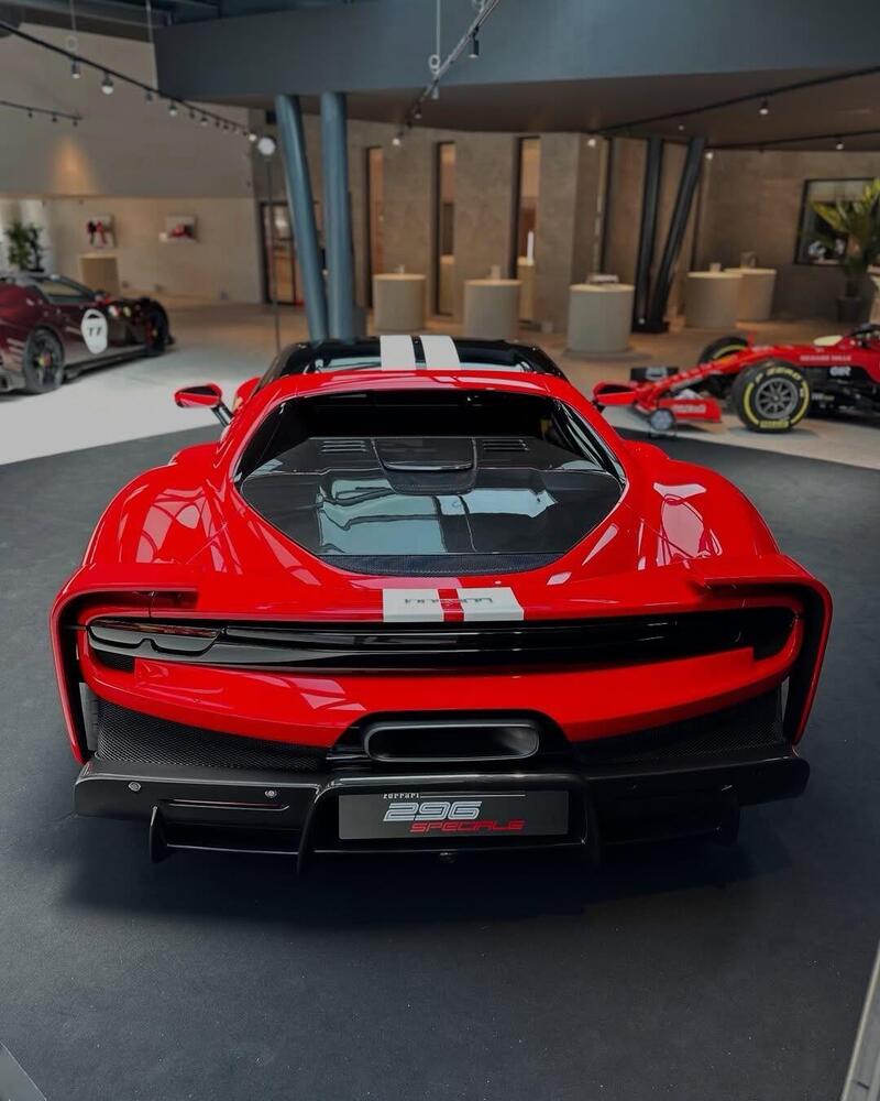 Ferrari 296 view 4