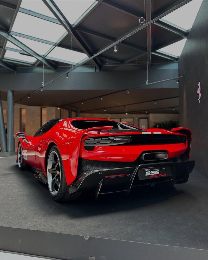 Ferrari 296 view 3
