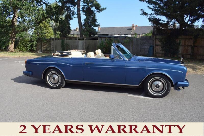 1985 (B reg) Rolls-Royce Corniche in Blue for sale