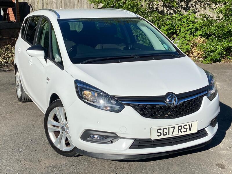 2017 Vauxhall Zafira Tourer in White for sale