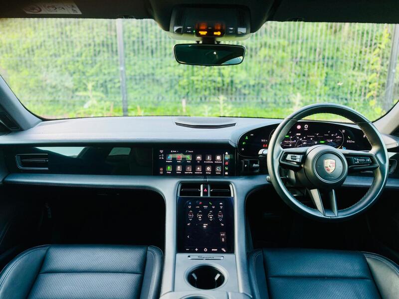 Porsche Taycan view 3