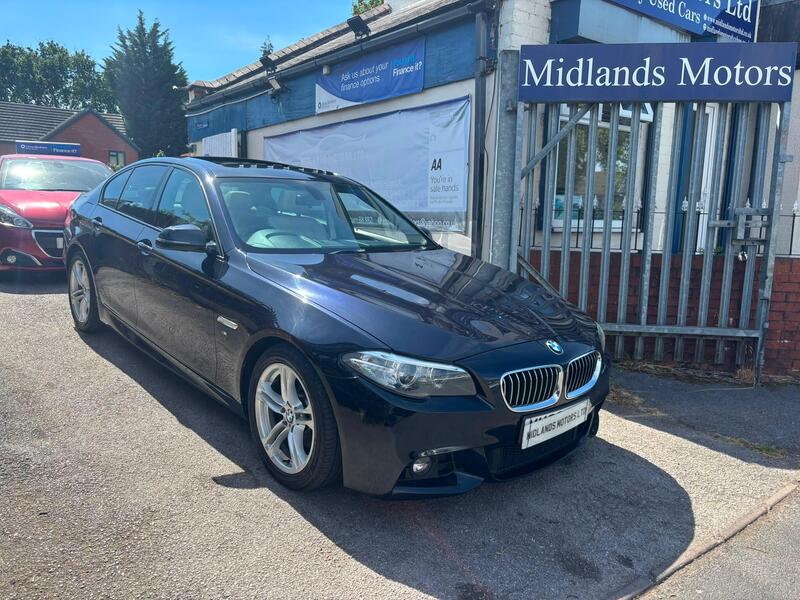 2013 BMW 5 Series in Black for sale