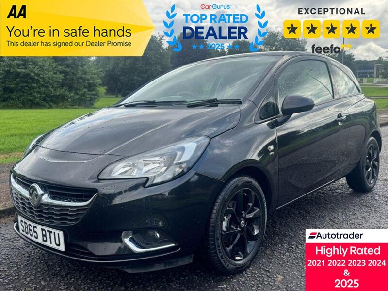 2015 Vauxhall Corsa in Black for sale