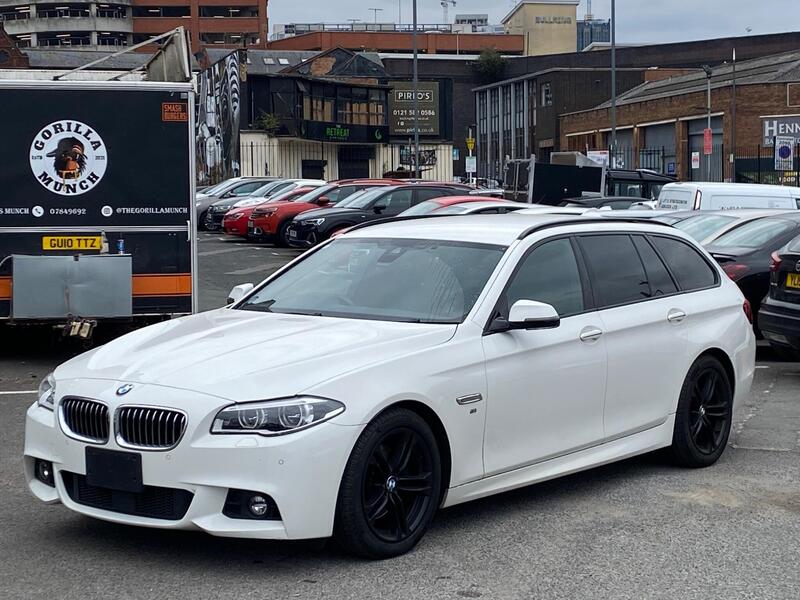 2014 BMW 5 Series in White for sale