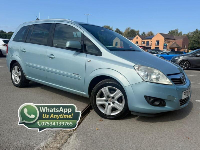 2010 Vauxhall Zafira in Blue for sale