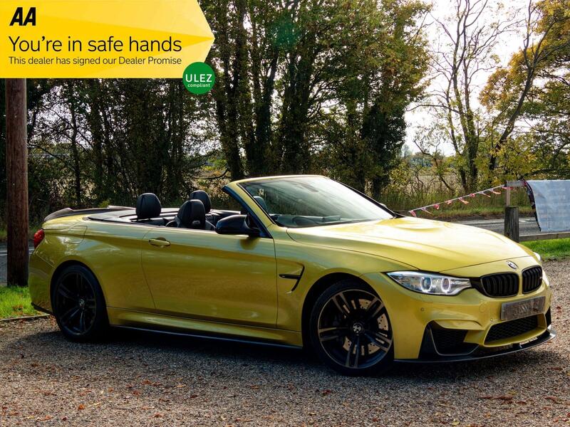 2015 (M reg) BMW M4 in Yellow for sale