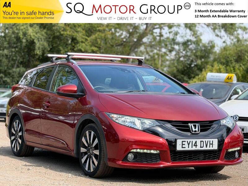 2014 HONDA CIVIC 1.6 I DTEC SR TOURER EURO 5 S S 5DR 2014 92,000... photo