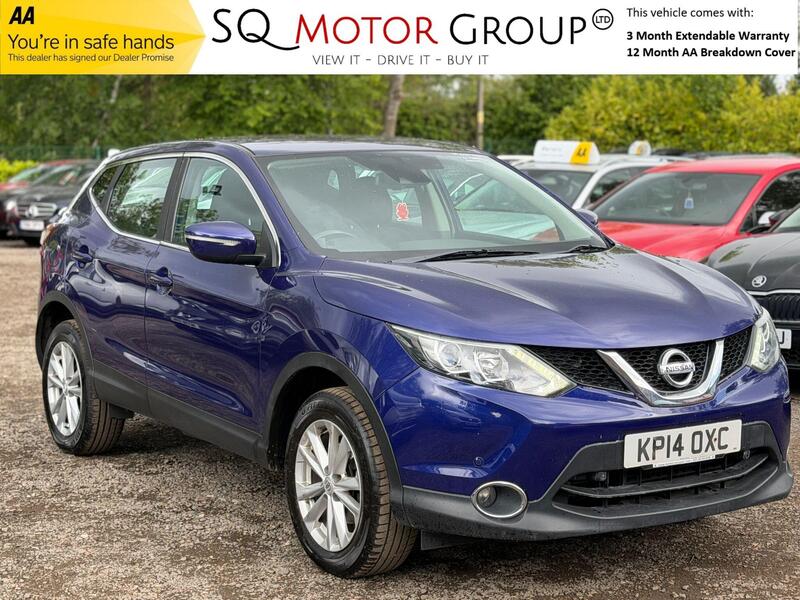 2014 NISSAN QASHQAI 1.6 DCI ACENTA 2WD EURO 5 S S 5DR 2014 99,000 MI... photo