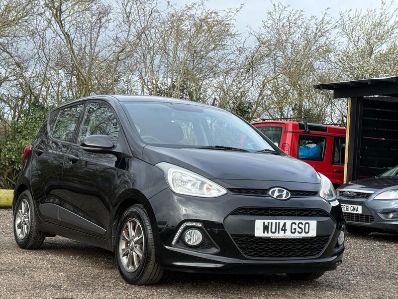 2014 I10 1.2 PREMIUM EURO 5 5DR 68,900 MILES PETROL MANUAL HATCHBACK BLACK 5... photo