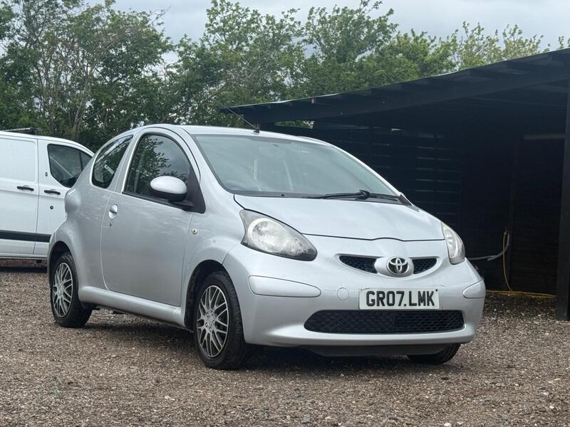 2007 AYGO 1.4D EURO 4 3DR 58,000 MILES DIESEL MANUAL HATCHBACK SILVER 3 DOORS... photo
