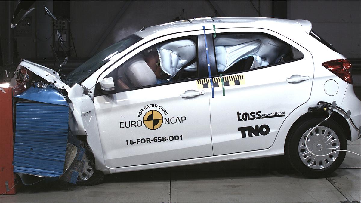 Ford Ka+ - three stars Euro NCAP Ford Ka+