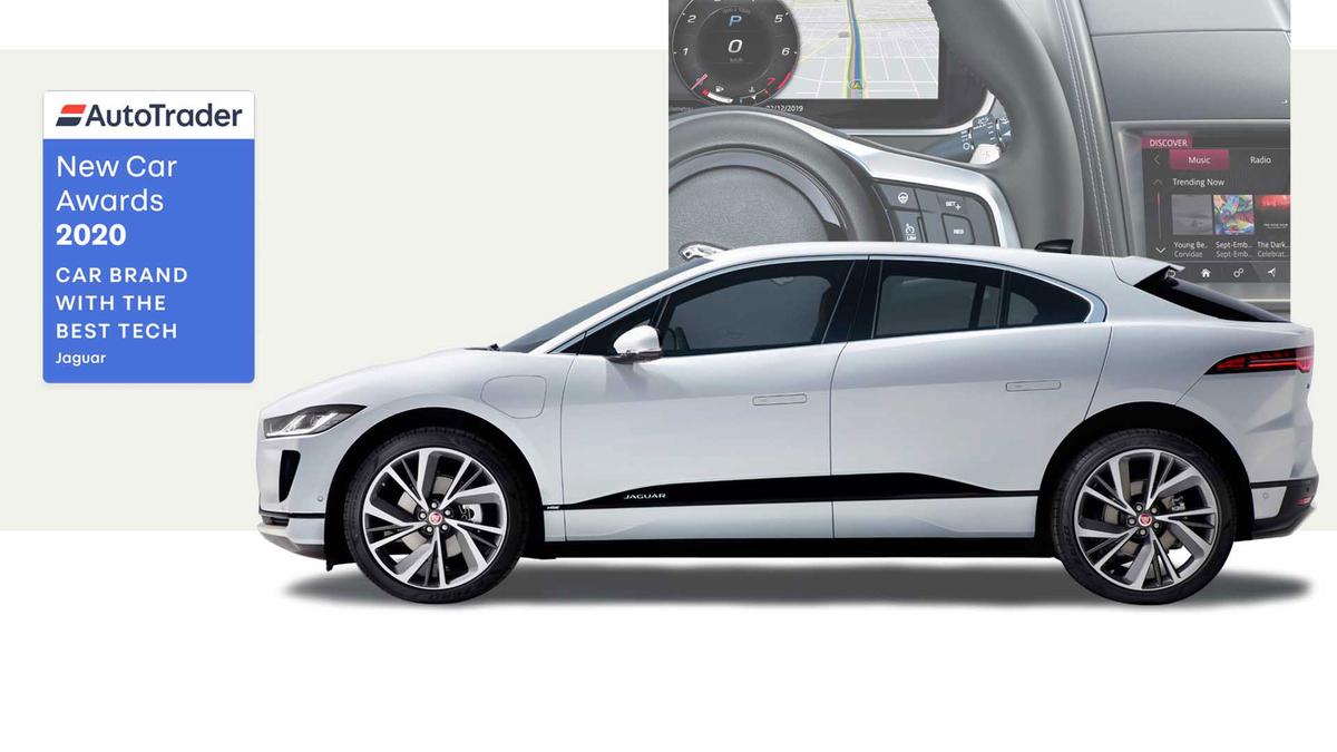 Jaguar was named Car Brand With The Best Tech 2020