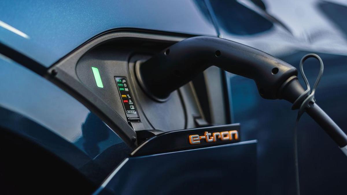 Audi E Tron charging Audi E Tron charging