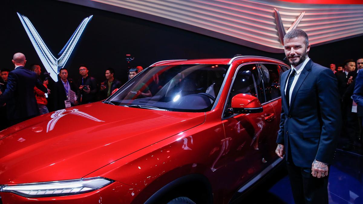 David Beckham and the VinFast Lux SA2.0