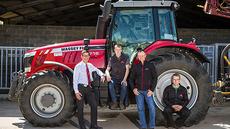 Thumbs up from the Neill family for Massey Ferguson’s MF7718 tractor Thumbs up from the Neill family for Massey Ferguson’s MF7718 tractor