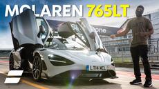 Rory Reid stands next to a white McLaren 765LT at Silverstone Rory Reid stands next to a white McLaren 765LT at Silverstone
