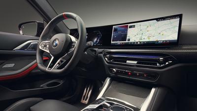 Red BMW 4 Series Coupe interior