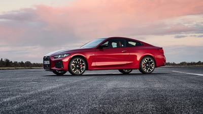 Red BMW 4 Series Coupe