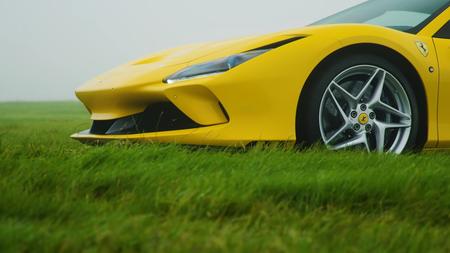Ferrari F8 Spider Close up of Ferrari F8 Spider wheel and bonnet