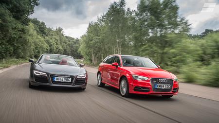 2014 Audi A3 Sportback e-tron with R8