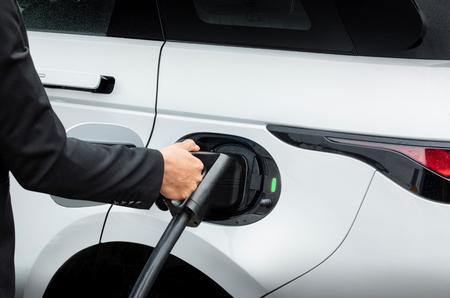 Land Rover Range Rover Evoque PHEV refueling Land Rover Range Rover Evoque PHEV refueling