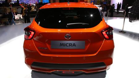 Nissan Micra Paris Motor Show 2016