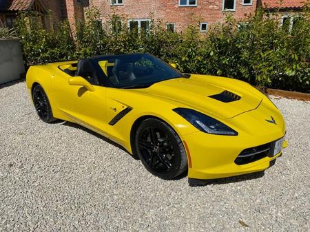 Chevrolet Corvette Yellow Chevrolet Corvette