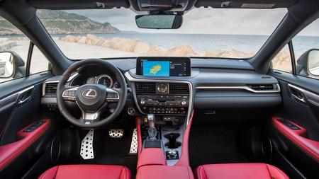 Lexus RX interior Red and black Lexus RX interior