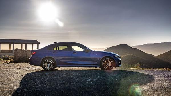 Side view of BMW 3 Series