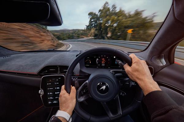 Behind the wheel of the McLaren Artura