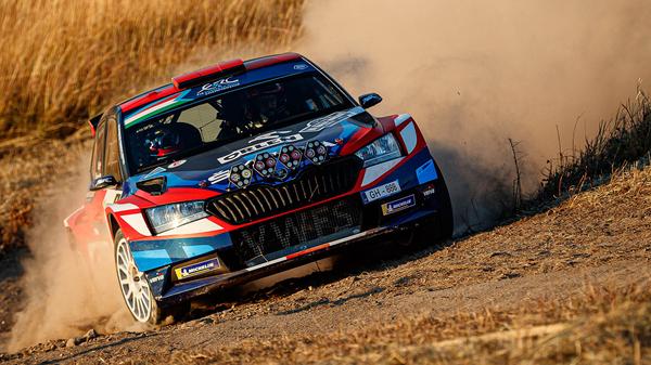 Skoda rally car