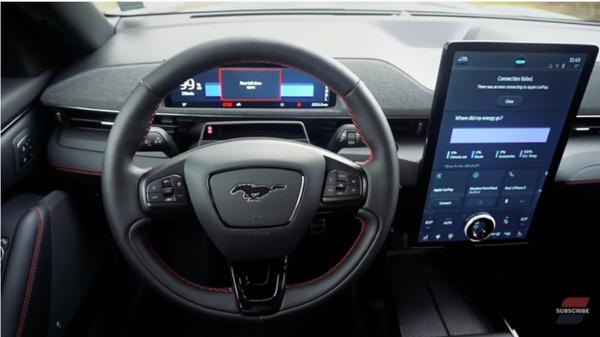 Mach-E steering and infotainment
