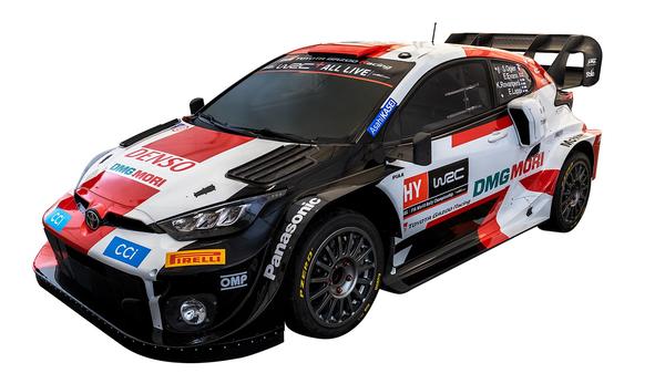 2022 Toyota Yaris WRC rally car
