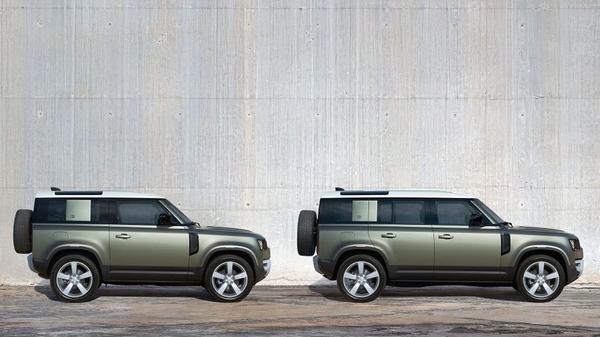 New Land Rover Defender 110 and New Land Rover Defender 90