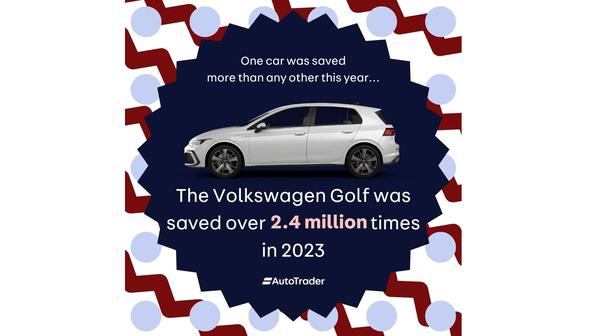 Volkswagen Golf had the highest number of views on Auto Trader.