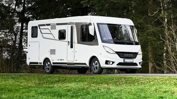 Hymer motorhome exterior