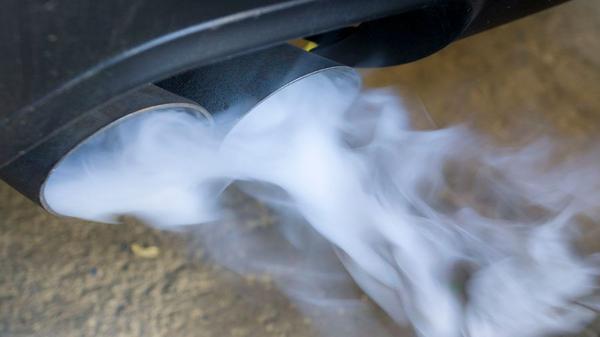 Fumes and pollutants coming from an exhaust