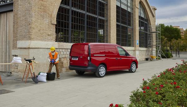 Ford Transit Connect On Building Site