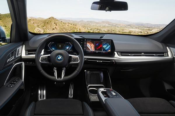 BMW iX black interior