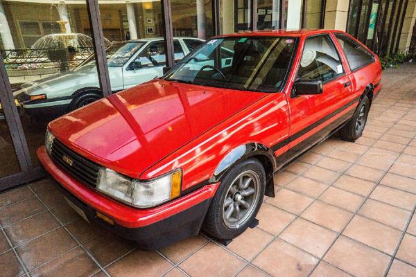 Red Toyota Corolla AE86