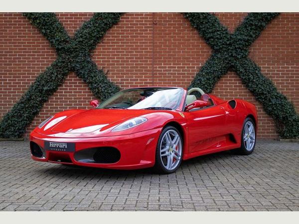 Red Ferrari F430 convertible