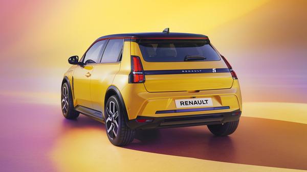 New Renault 5 studio photo rear quarter